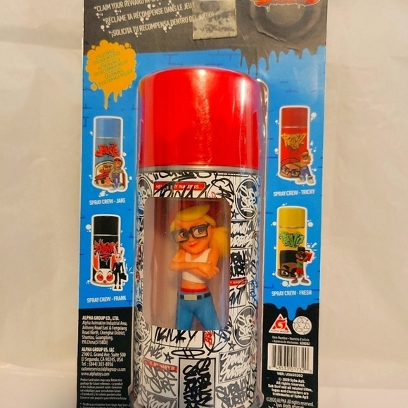 Subway Surfers Sub Surf Spray Crew Tricky Vinyl Figure 4in - Picture 1 of 2